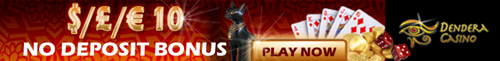 $10 No Deposit at Dendera Online Casino