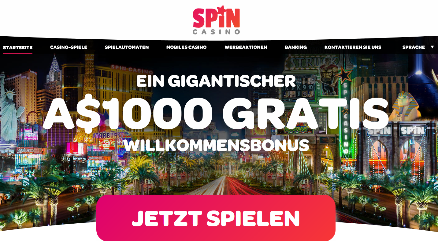 Spin Casino | Die erste Wahl unter den globalen Online-Glcksspiel Plattformen